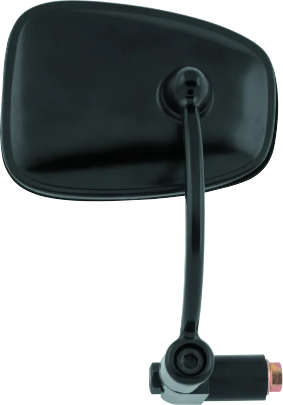 BikeMaster Semi-Retractable Barend Mirrors 7/8in & 1in Bars - Each - Black