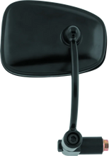 Load image into Gallery viewer, BikeMaster Semi-Retractable Barend Mirrors 7/8in &amp; 1in Bars - Each - Black
