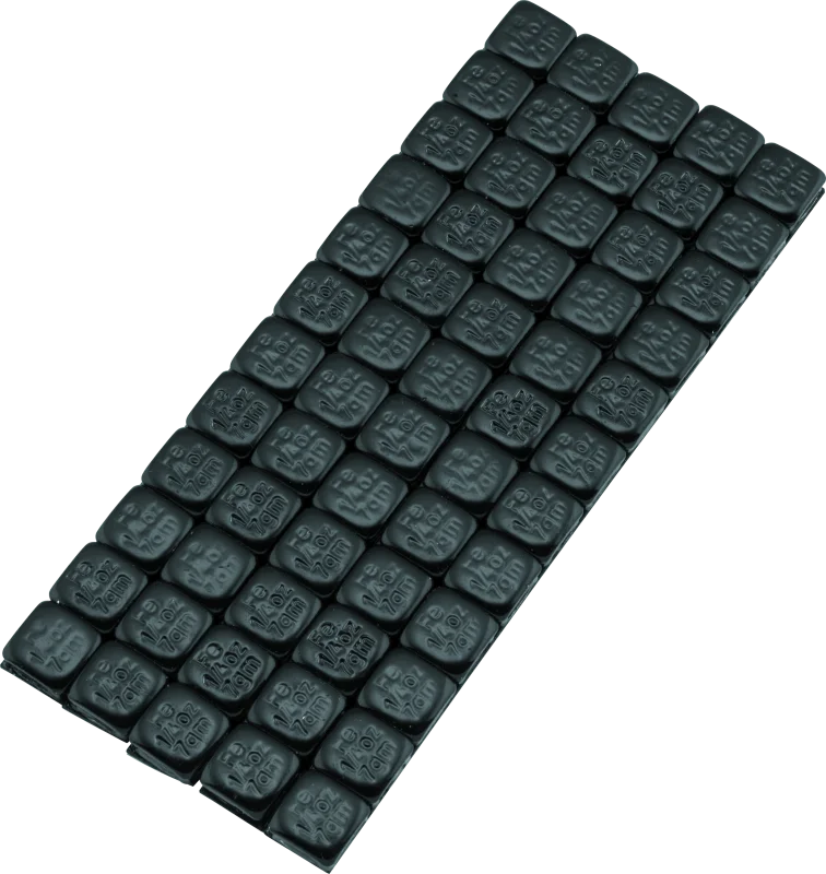 BikeMaster Square Wheel Weights Adhesive 1/4oz - Black