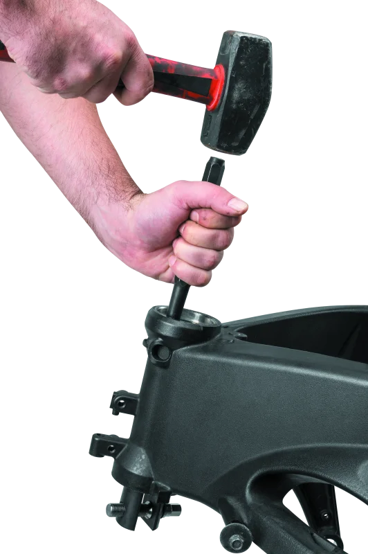 BikeMaster Steering Stem Bearing Removal Tool - Back View
