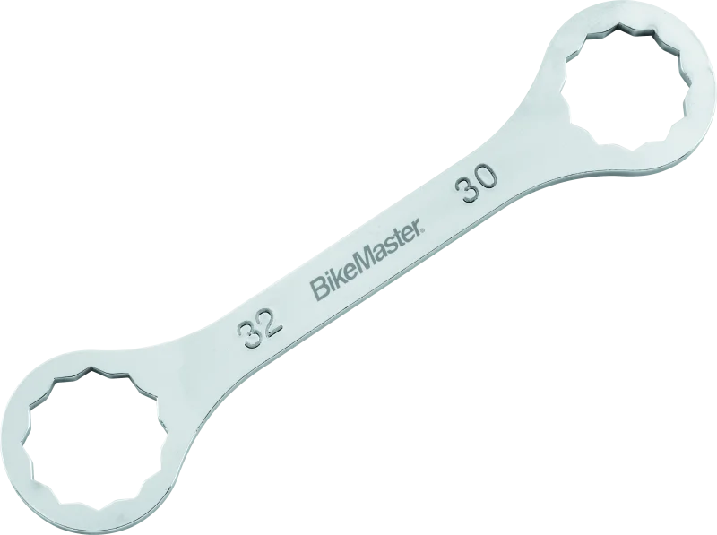 BikeMaster Steering Stem and Fork Cap Wrench - 30mm 12-pt x 32mm 12-pt