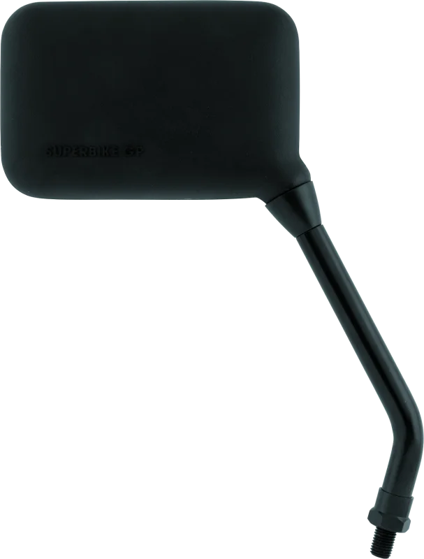 BikeMaster Superbike GP Mirror 10mm Long Right - Black