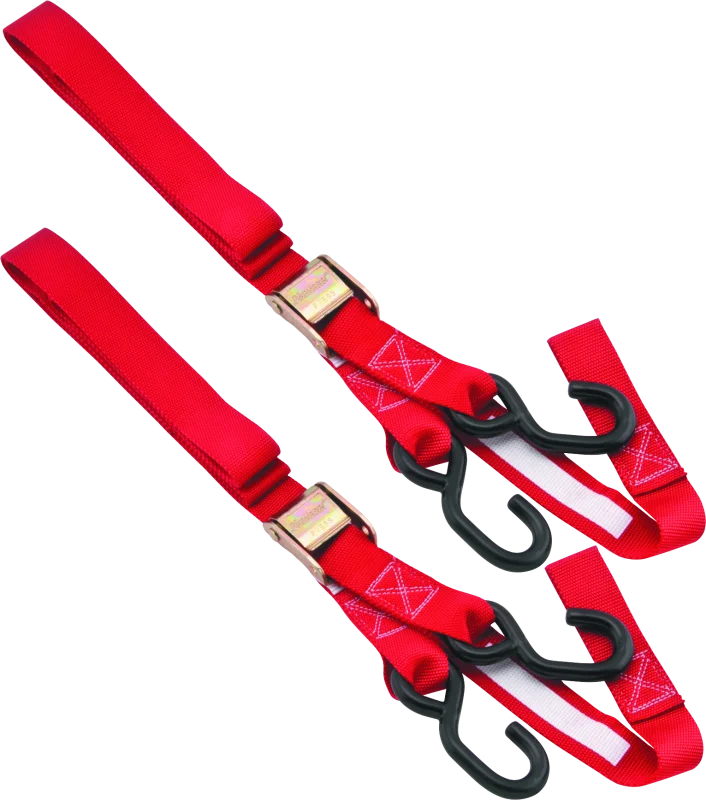 BikeMaster Tiedown 1-1/2 Integrated Softhook - Red