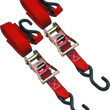 Load image into Gallery viewer, BikeMaster Tiedown 1-1/2 Ratchet - Red