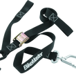 Load image into Gallery viewer, BikeMaster Tiedown 1-1/2in Swivel Softhook - Black - Main Product View