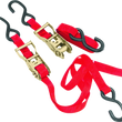 Load image into Gallery viewer, BikeMaster Tiedown 1in Rachet - Red