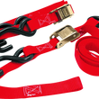 Load image into Gallery viewer, BikeMaster Tiedown Integrated Softhook - Red