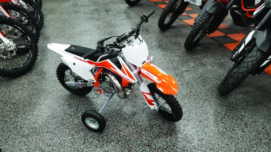 BikeMaster 12-20 KTM 50 SX Mini Training Wheels - Detail View