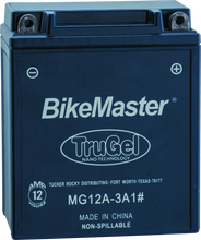 Load image into Gallery viewer, BikeMaster TruGel Battery - MG12A-3A1