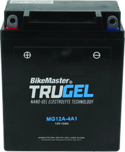Load image into Gallery viewer, BikeMaster TruGel Battery - MG12A-4A1