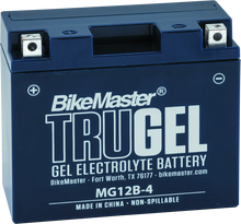 Load image into Gallery viewer, BikeMaster TruGel Battery - MG12B-4