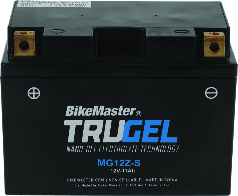 BikeMaster TruGel Battery - MG12Z-S