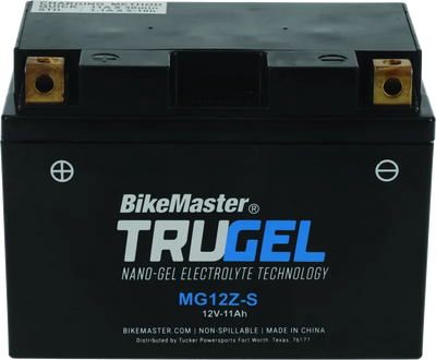 BikeMaster TruGel Battery - MG12Z-S