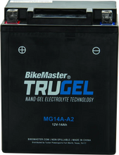 Load image into Gallery viewer, BikeMaster TruGel Battery - MG14A-A2