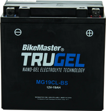 Load image into Gallery viewer, BikeMaster TruGel Battery - MG19CL-BS