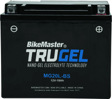 Load image into Gallery viewer, BikeMaster TruGel Battery - MG20L-BS
