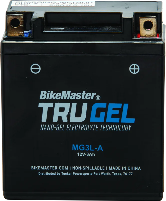 BikeMaster TruGel Battery - MG3L-A