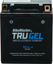Load image into Gallery viewer, BikeMaster TruGel Battery - MG3L-A