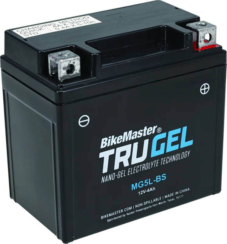 BikeMaster TruGel Battery - MG5L-BS - Side View