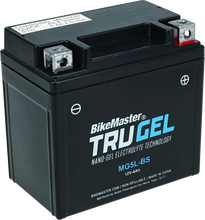 Load image into Gallery viewer, BikeMaster TruGel Battery - MG5L-BS - Side View
