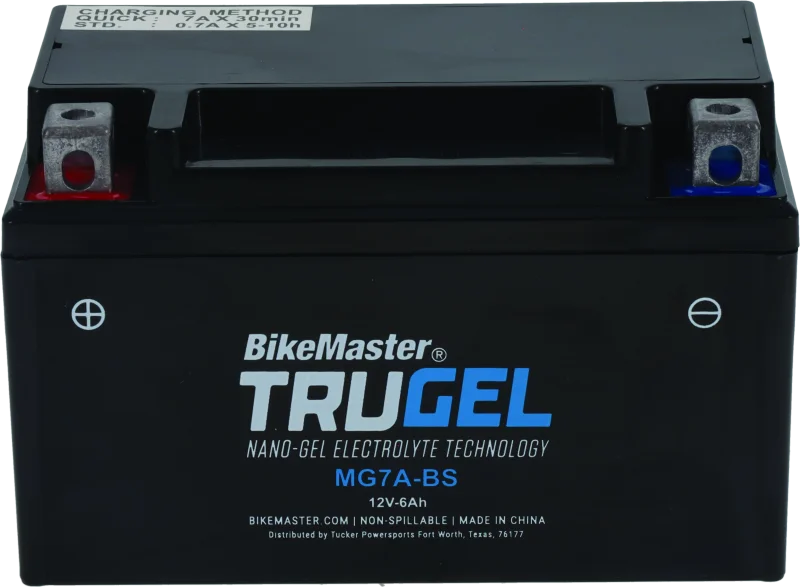 BikeMaster TruGel Battery - MG7A-BS