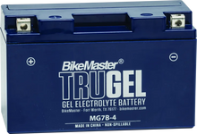 Load image into Gallery viewer, BikeMaster TruGel Battery - MG7B-4