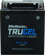 Load image into Gallery viewer, BikeMaster TruGel Battery - MG7L-BS