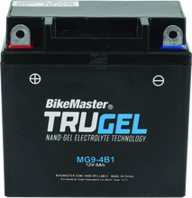 Load image into Gallery viewer, BikeMaster TruGel Battery - MG9-4B1