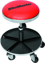 Load image into Gallery viewer, BikeMaster Ultimate Shop Stool w/ Tool Caddy - Main Product View