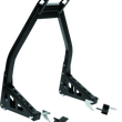 Load image into Gallery viewer, BikeMaster Universal Aluminum Stand - Rear - Black - Main Product View