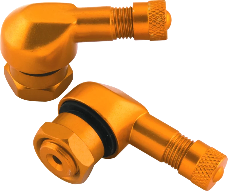 BikeMaster Valve Stem 2/Piece Pack Gold