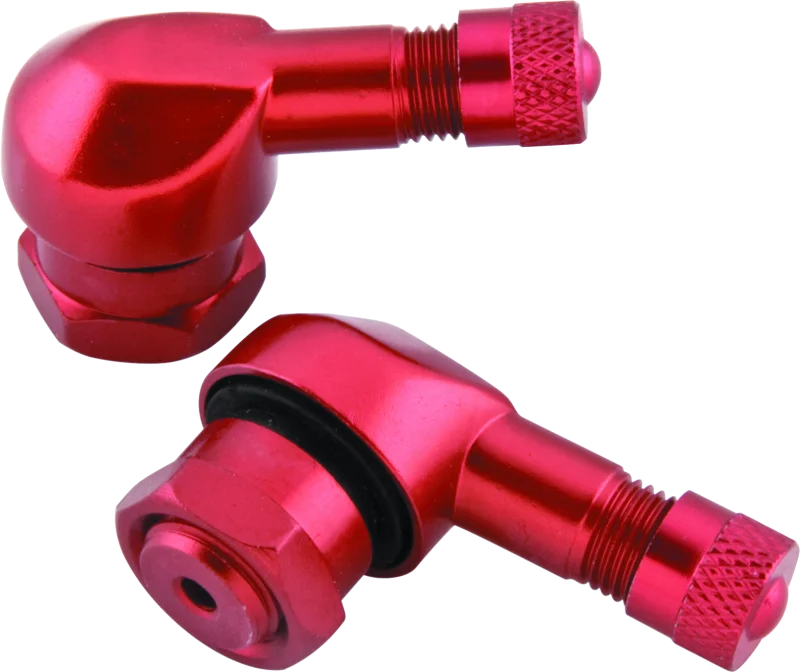 BikeMaster Valve Stem 2/Piece pack red