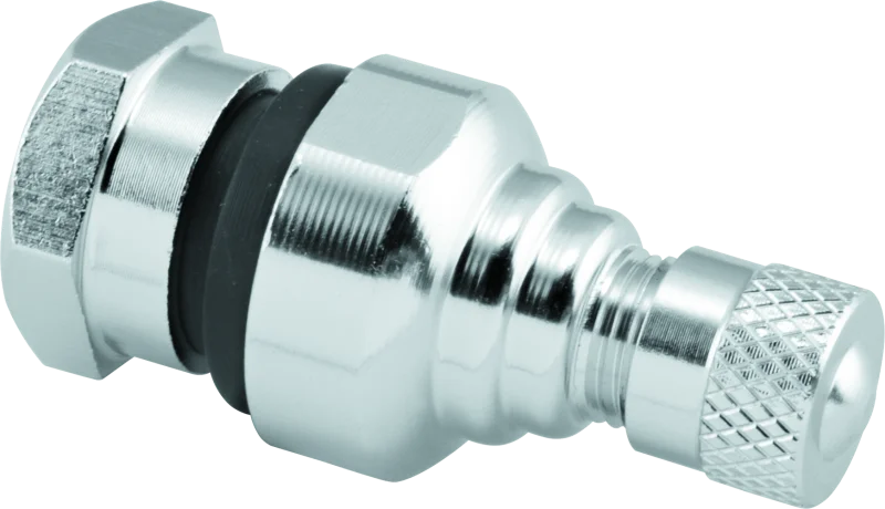 BikeMaster Valve Stem Aluminum 11.3mm Pair Silver