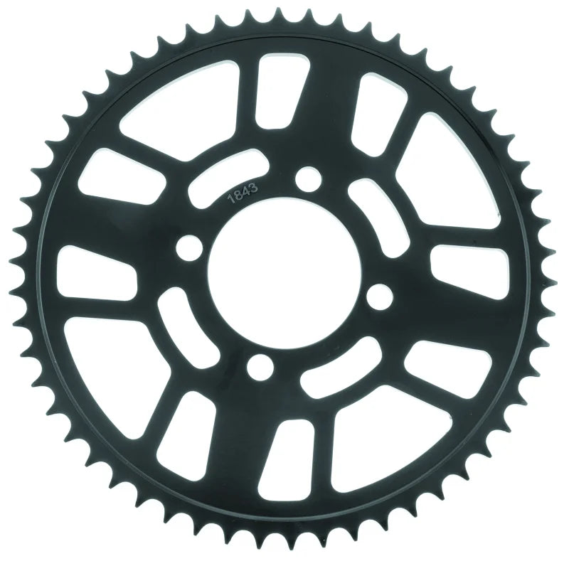 BikeMaster Yamaha Rear Steel Sprocket 428 49T - Black - Side View