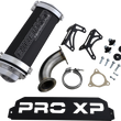 Load image into Gallery viewer, Bikeman Performance Big Mo Muffler - Stainless Steel 17-324-SS - Side View