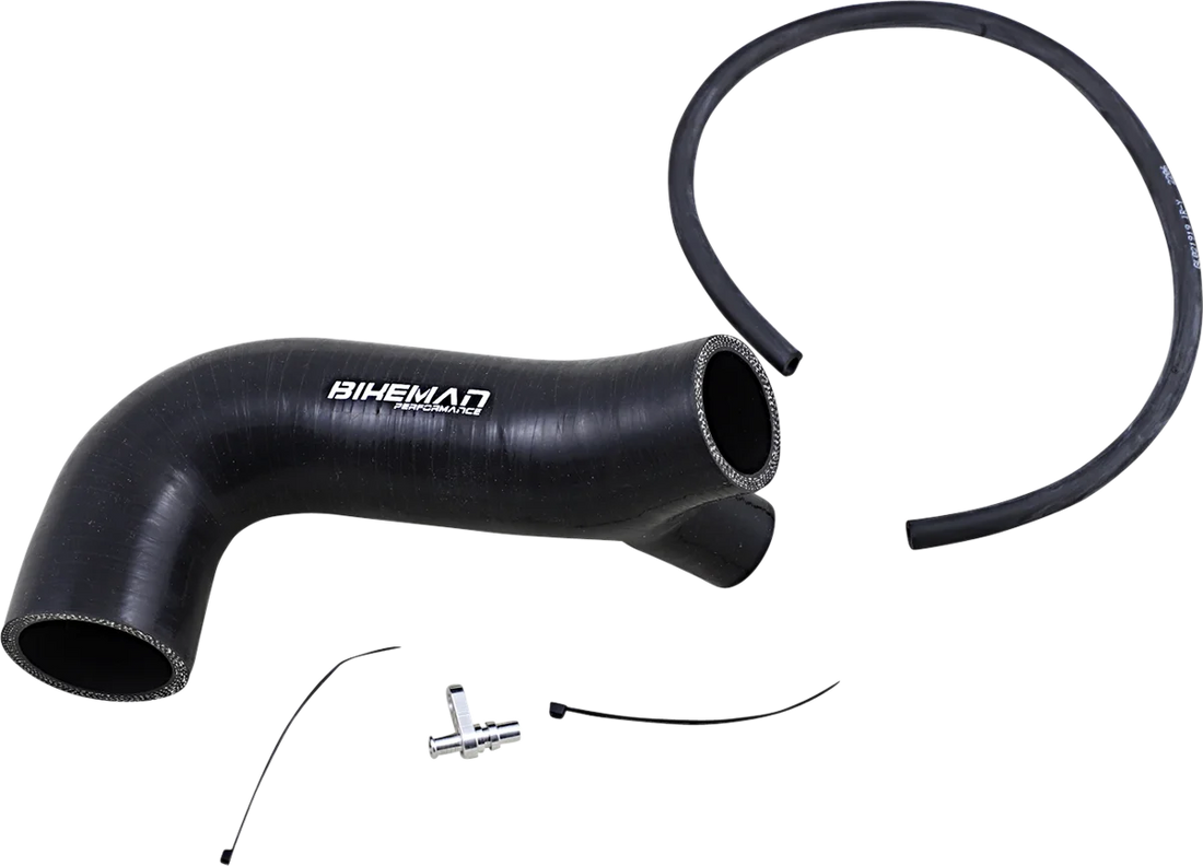 Bikeman Performance Charge Tube Kit - Black - Polaris 16-315 - Side View