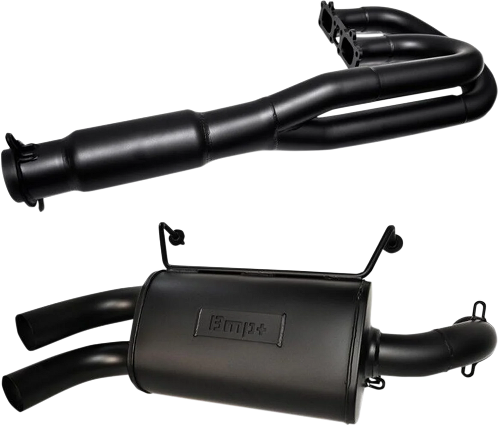 Bikeman Performance Double Barrel Exhaust System - Ceramic Black 08-308-CB - Main Product View