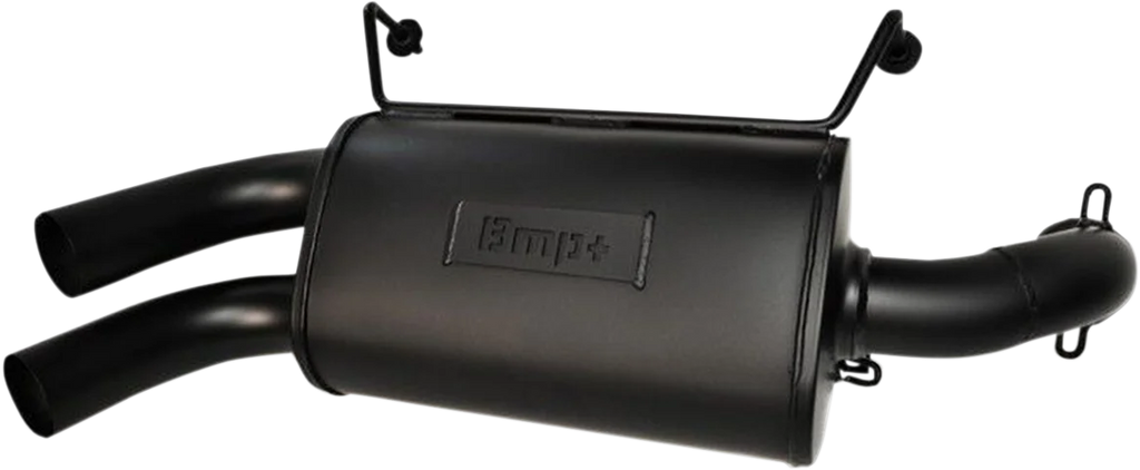 Bikeman Performance Double Barrel Slip-On Muffler - Ceramic Black 17-308-CB - Main Product View