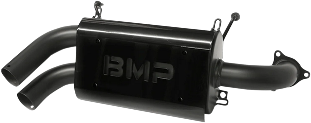 Bikeman Performance Double Barrel Slip-On Muffler - Ceramic Black 17-312-CB - Main Product View