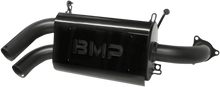 Load image into Gallery viewer, Bikeman Performance Double Barrel Slip-On Muffler - Ceramic Black 17-312-CB - Main Product View