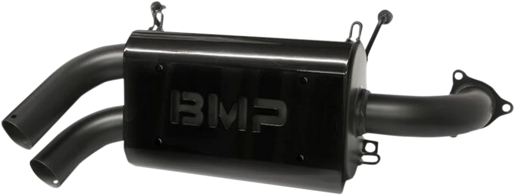 Bikeman Performance Double Barrel Slip-On Muffler - Ceramic Black 17-314-CB - Main Product View