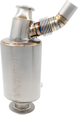 Bikeman Performance Full Velocity Slip-On Muffler - Titanium 02-332-TI - Main Product View