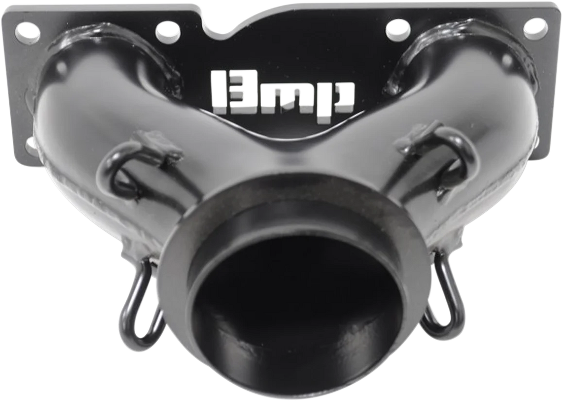 Bikeman Performance Headpipe - Black 03-105 - Side View