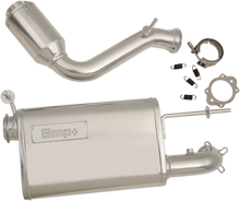 Load image into Gallery viewer, Bikeman Performance Muffler - Chrome 17-315-C - Side View