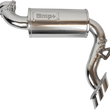 Load image into Gallery viewer, Bikeman Performance Powder Lite Muffler 02-320PL-C - Main Product View