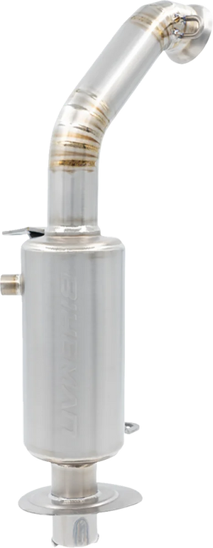 Bikeman Performance Powder Lite Slip-On Muffler - Stainless Steel 02-330PL-SS - Main Product View