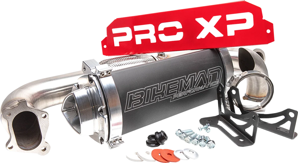 Bikeman Performance RZR Pro XP Big Mo Exhaust 08-316 - Side View