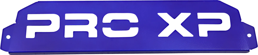 Bikeman Performance RZR Pro XP Exhaust Plate - Blue 17-325-BL - Main Product View