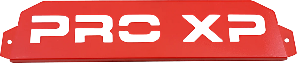 Bikeman Performance RZR Pro XP Exhaust Plate - Red 17-325-R - Main Product View