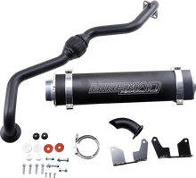 Load image into Gallery viewer, Bikeman Performance Ranger Big Mo Muffler - Black 17-322 - Side View